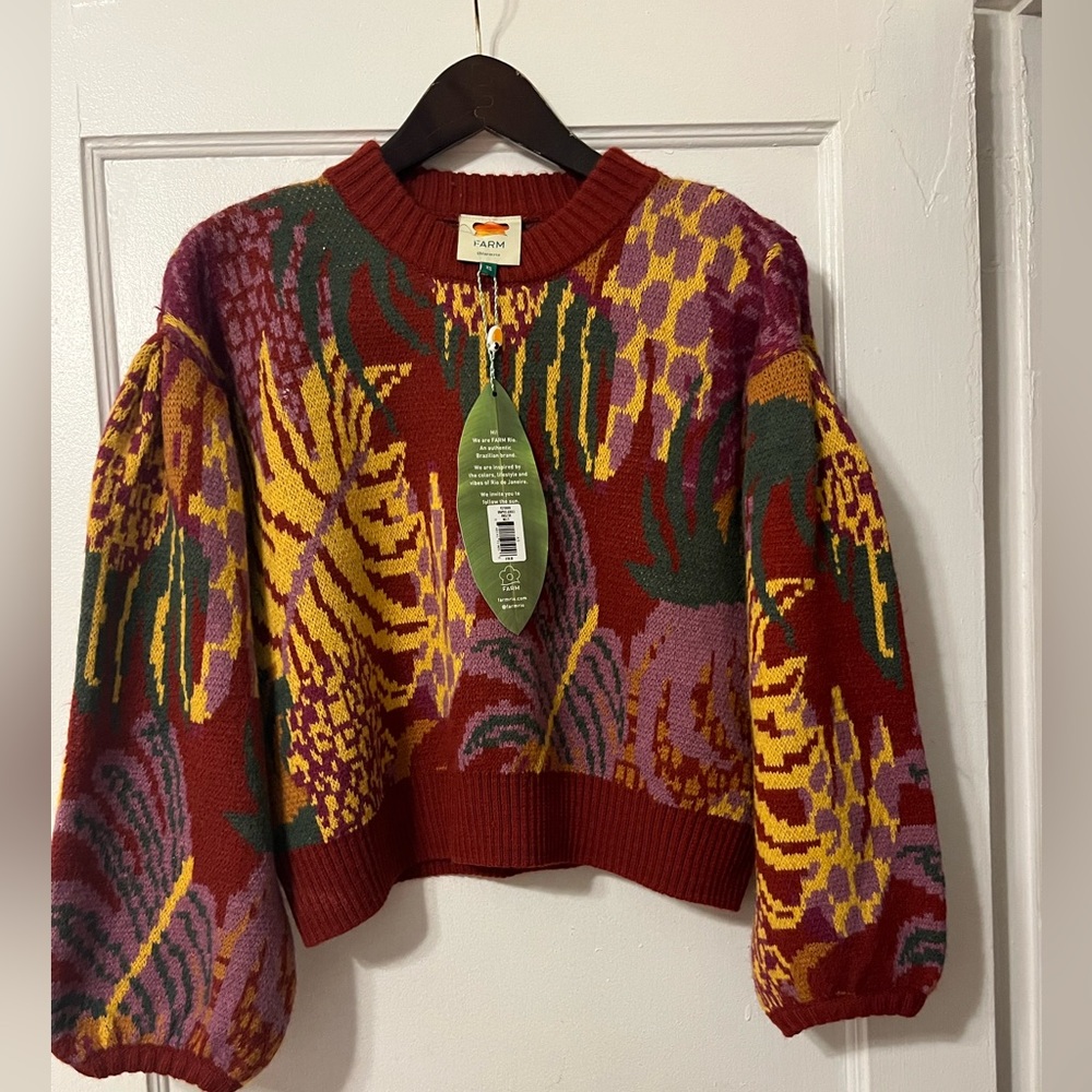 FARM Rio Multicolor Patterned Sweater